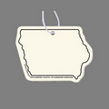 Paper Air Freshener - Iowa (Outline)